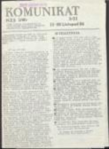 Komunikat NZS UWr. Pismo Zarządu Uniwersyteckiego Niezależnego Zrzeszenia Studentów Uniwersytetu Wrocławskiego, nr 3(51)