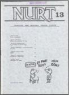 Nurt. Og&oacute;lnopolskie pismo Niezależnego Zrzeszenia Student&oacute;w, nr 13