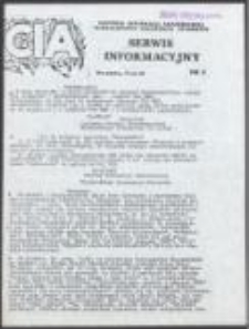 CIA Centrum Informacji Akademickiej Niezależnego Zrzeszenia Studentów. Serwis informacyjny, nr 2