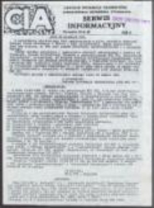 CIA Centrum Informacji Akademickiej Niezależnego Zrzeszenia Student&oacute;w. Serwis informacyjny, nr 3