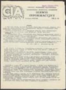 CIA Centrum Informacji Akademickiej Niezależnego Zrzeszenia Studentów. Serwis informacyjny, nr 9/10