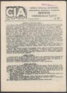 CIA Centrum Informacji Akademickiej Niezależnego Zrzeszenia Student&oacute;w. Serwis informacyjny, nr 19