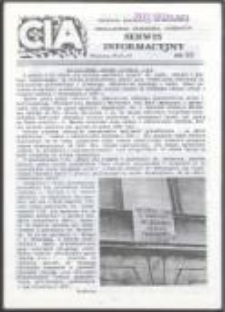 CIA Centrum Informacji Akademickiej Niezależnego Zrzeszenia Student&oacute;w. Serwis informacyjny, nr 50