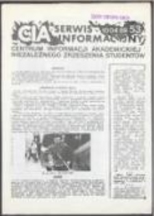CIA Centrum Informacji Akademickiej Niezależnego Zrzeszenia Student&oacute;w. Serwis informacyjny, nr 53
