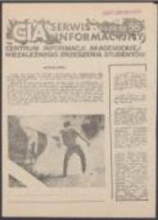 CIA Centrum Informacji Akademickiej Niezależnego Zrzeszenia Student&oacute;w. Serwis informacyjny, nr 55