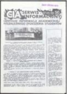 CIA Centrum Informacji Akademickiej Niezależnego Zrzeszenia Student&oacute;w. Serwis informacyjny, nr 56