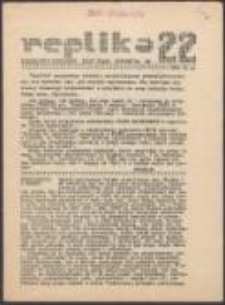 Replika. Miesięcznik niezależny Dolny Śląsk, nr 22