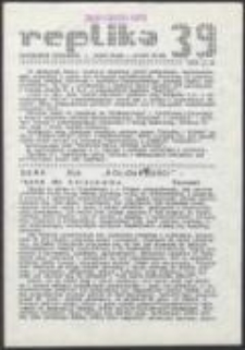 Replika. Miesięcznik niezależny Dolny Śląsk, nr 39
