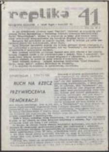 Replika. Miesięcznik niezależny Dolny Śląsk, nr 41