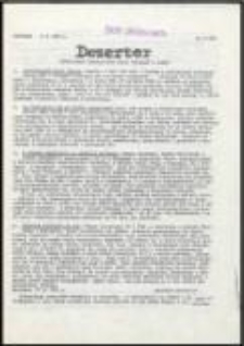 Dezerter. Dwutygodnik informacyjny Ruchu "Wolność i Pokój", nr 2(48)