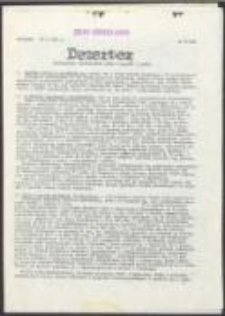 Dezerter. Dwutygodnik informacyjny Ruchu "Wolność i Pokój", nr 3(49)
