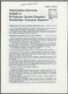 BI NZS. Biuletyn informacyjny NZS Gdańsk: informacje, dokumenty, komentarze, nr 9