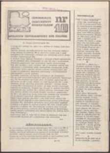 BI NZS. Biuletyn informacyjny NZS Gdańsk: informacje, dokumenty, komentarze, nr 10