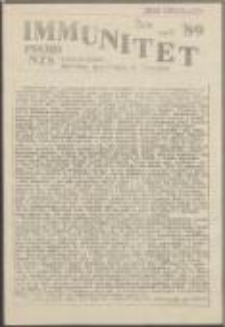 Immunitet. Pismo NZS Uniwersytetu Mikołaja Kopernika w Toruniu, nr 3(7)