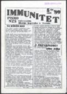 Immunitet. Pismo NZS Uniwersytetu Mikołaja Kopernika w Toruniu, nr 5(9)