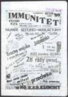 Immunitet. Pismo NZS Uniwersytetu Mikołaja Kopernika w Toruniu, nr 6(10)