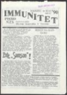 Immunitet. Pismo NZS Uniwersytetu Mikołaja Kopernika w Toruniu, nr 2(14)