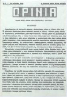 Opinia. Pismo Ruchu Obrony Praw Człowieka i Obywatela, nr 1