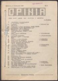 Opinia. Pismo Ruchu Obrony Praw Człowieka i Obywatela, nr 7