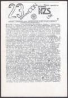 23 dawniej CDN. Pismo NZS U[niwersytet] Wr[ocławski]. Numer specjalny: 16.05.1990