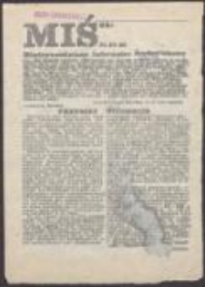 MIŚ. Międzyuczelniany informator środowiskowy, nr 1