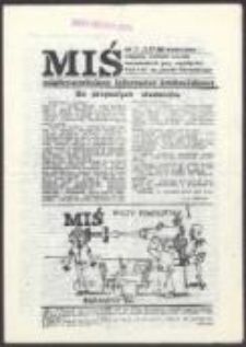 MIŚ. Międzyuczelniany informator środowiskowy, nr 11