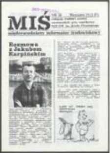 MIŚ. Międzyuczelniany informator środowiskowy, nr 30