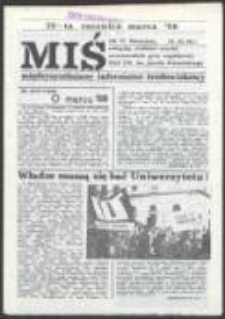 MIŚ. Międzyuczelniany informator środowiskowy, nr 37
