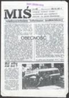 MIŚ. Międzyuczelniany informator środowiskowy, nr 49