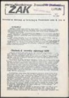 Żak. Pismo Niezależnego Zrzeszenia Student&oacute;w, nr 1