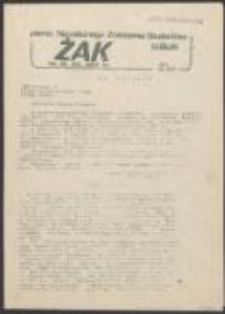 Żak. Pismo Niezależnego Zrzeszenia Studentów, nr 5