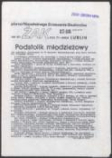 Żak. Pismo Niezależnego Zrzeszenia Student&oacute;w AM, AR, KUL, PL, UMCS, nr 17/18