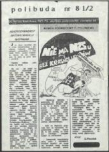 Polibuda. Pismo środowiskowe NZS PG. Wydanie partyzanckie nr 8 ½