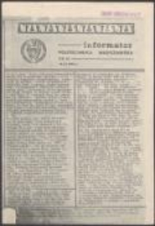 Informator. NZS Politechnika Warszawska, nr 33