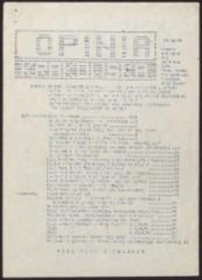 Opinia Krakowska. Pismo Ruchu Porozumienia Polskich Socjalist&oacute;w, nr 20/21