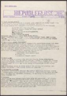 Niepodległość, nr 1
