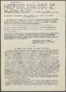 Niepodległość. Pismo Kierownictwa Akcji Bieżącej Konfederacji Polski Niepodległej Obszar II Kraków, nr 6(36)