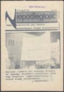 Niepodległość. Pismo Kierownictwa Akcji Bieżącej Konfederacji Polski Niepodległej Obszar II Kraków, nr 57