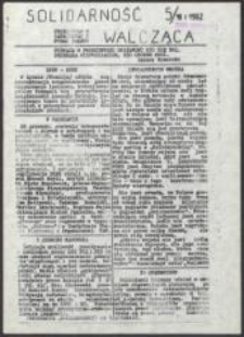Solidarność Walcząca. Biuletyn Wojenny MK NSZZ "Solidarność" Region Ziemia Łódzka, nr 5