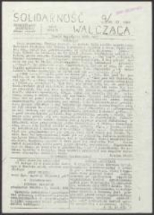Solidarność Walcząca. Biuletyn Wojenny Międzyzakładowego Komitetu Solidarności Region Łódzki, nr 9