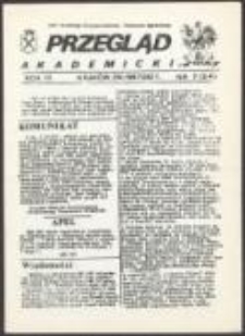 Przegląd Akademicki. Pismo Niezależnego Zrzeszenia Studentów, nr 7(24)