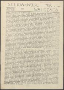 Solidarność Walcząca. Biuletyn Wojenny MK NSZZ "Solidarność" Region Łódzki, nr 19