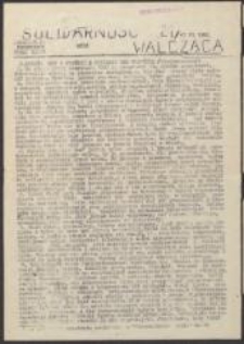 Solidarność Walcząca. Biuletyn Wojenny MK NSZZ "Solidarność" RŁ, nr 24