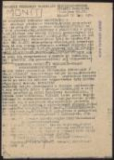 Monit. Dwutygodnik Federacji Młodzieży Walczącej, nr 21