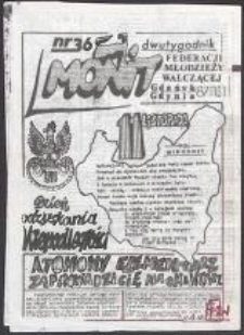 Monit. Dwutygodnik Federacji Młodzieży Walczącej, nr 36
