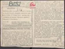 BMW. Biuletyn Młodzieży Walczącej. Numer mini: 22.02.1989