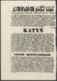 Larwa. Pismo Federacji Młodzieży Walczącej Warmii i Mazur, nr 13