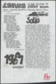 Larwa. Pismo Federacji Młodzieży Walczącej Warmii i Mazur, nr 21