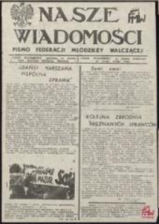 Nasze Wiadomości. Pismo Federacji Młodzieży Walczącej, nr 25