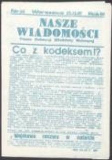 Nasze Wiadomości. Pismo Federacji Młodzieży Walczącej, nr 30